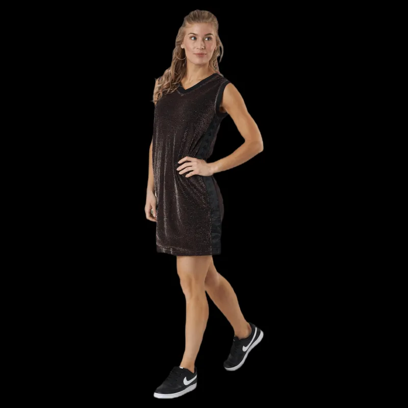 Kappa Lady Dress, Auth Sparkle Exar Brown/Black Brun och Svart Discount
