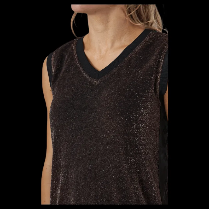 Kappa Lady Dress, Auth Sparkle Exar Brown/Black Brun och Svart Discount