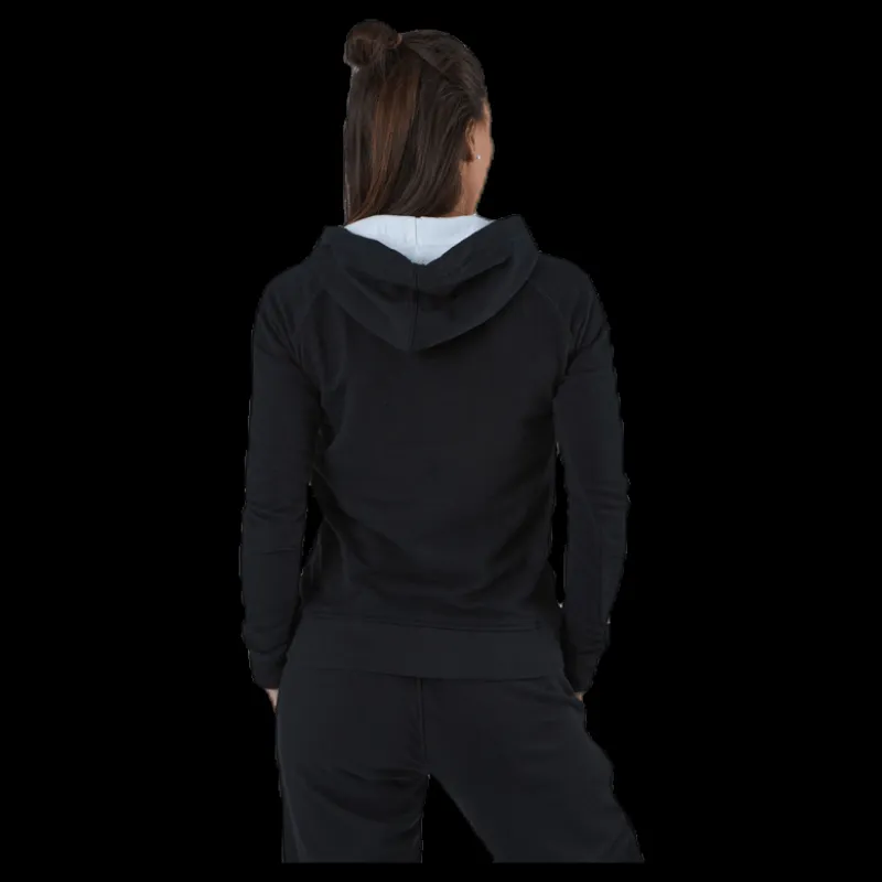 Outlet Kappa Lady Sweat Hood, Logo Zeleril White/Black Vit och Svart