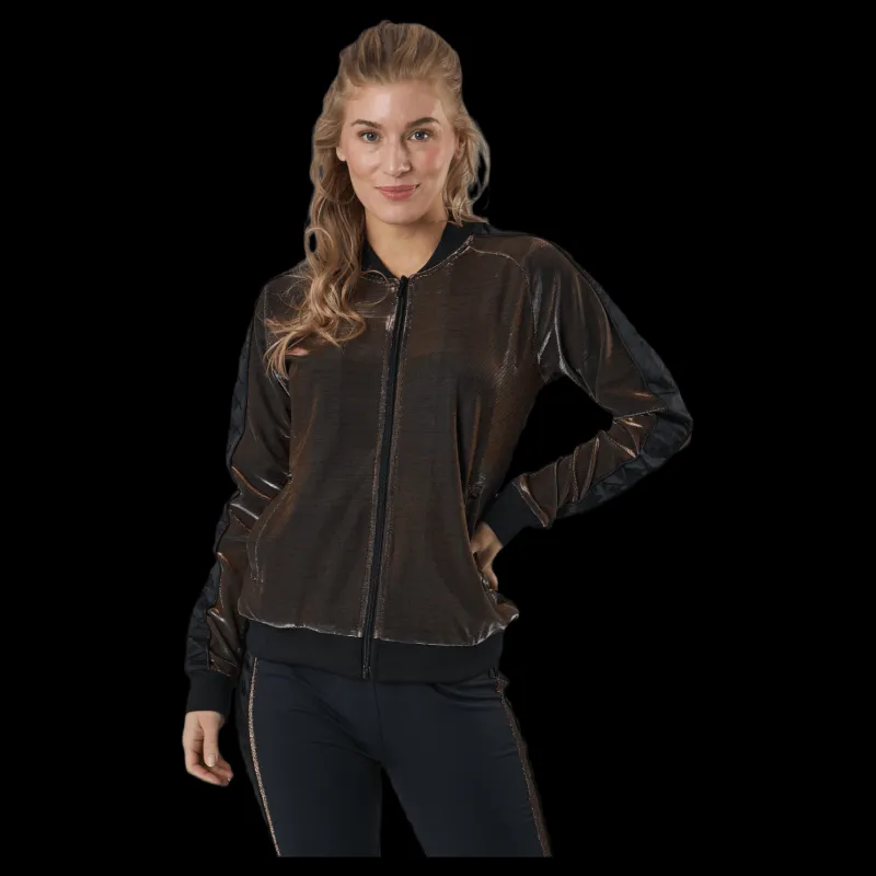 Kappa Lady Tr.Jacket, Auth Ecot Brown/Black Brun och Svart