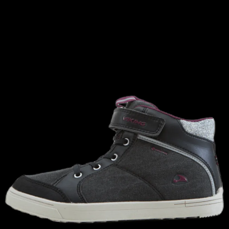 Viking Laila Mid Gtx Black/dark Pink Svart Hot