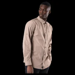 Best Jack Wolfskin Lakeside Roll-Up Shirt Beige