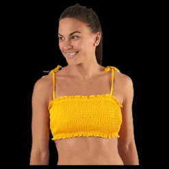 Online Waikani Beachwear Lani Smock Top Yellow Gul