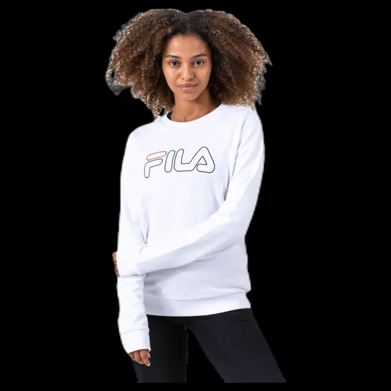 Fila Lara Crew Sweat White Vit Outlet