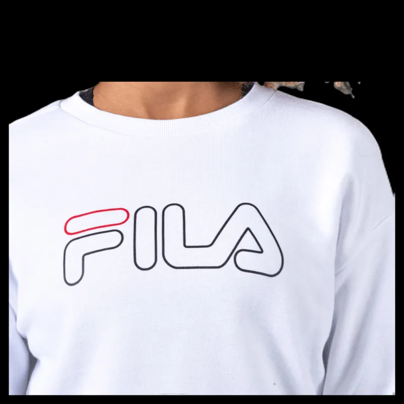 Fila Lara Crew Sweat White Vit Outlet