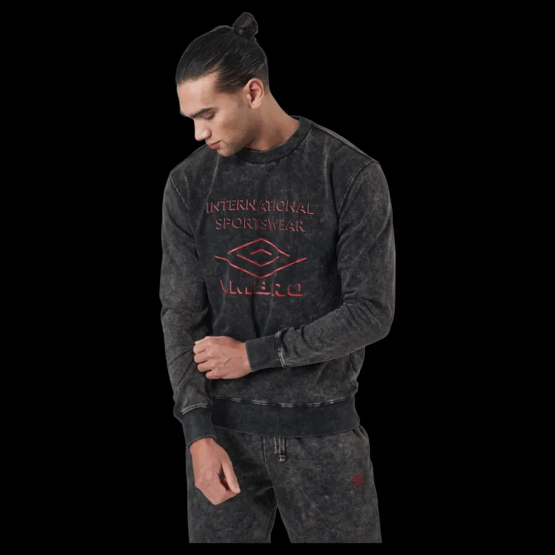 Umbro Large Logo Sweat Black Svart Online