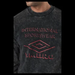 Umbro Large Logo Sweat Black Svart Online