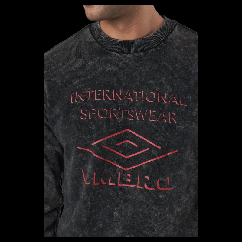 Umbro Large Logo Sweat Black Svart Online