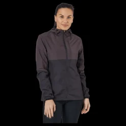 Outlet Endurance Lassie W Running Jacket With H Black Bean Svart