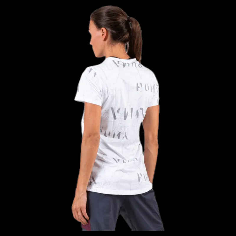 Puma Last Lap Graphic Tee White Vit Discount