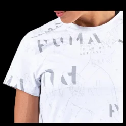 Puma Last Lap Graphic Tee White Vit Discount