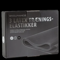 Best Endurance Latex strap 3 pcs set Grey Grå
