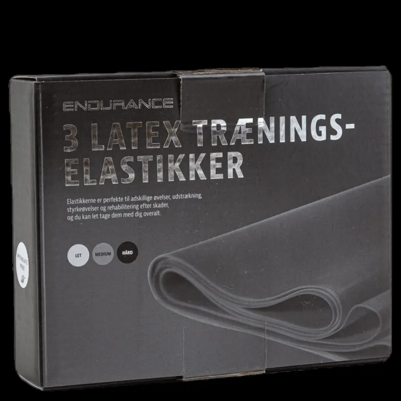 Best Endurance Latex strap 3 pcs set Grey Grå