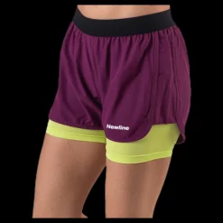 Newline 2-Lay Shorts Purple/Green Lila och Grön