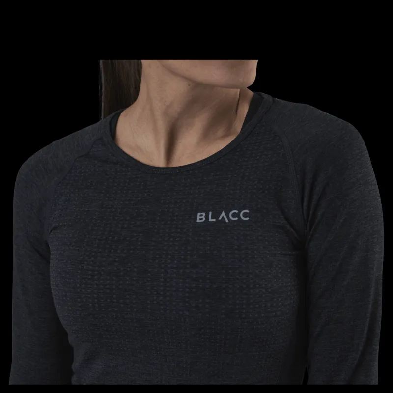 Discount BLACC Leah Seamless LS Black Svart