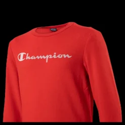Discount Champion Legacy Crew Junior Red Röd