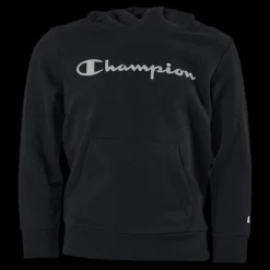 Champion Legacy Hoodie Junior Black Svart Sale