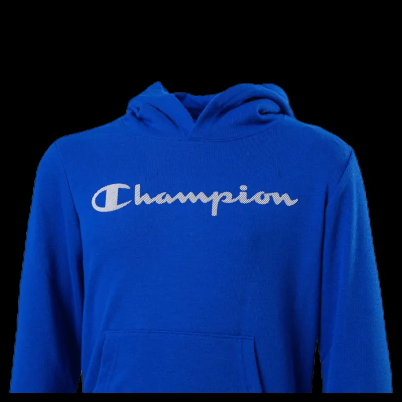 Champion Legacy Hoodie Junior Blue Blå Outlet