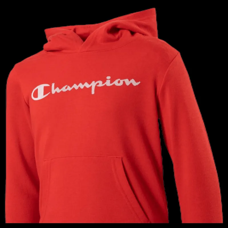 Champion Legacy Hoodie Junior Red Röd Clearance