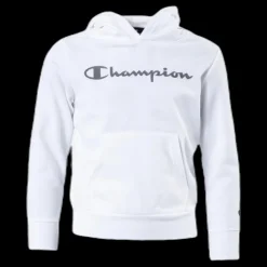Champion Legacy Hoodie Junior White Vit Sale