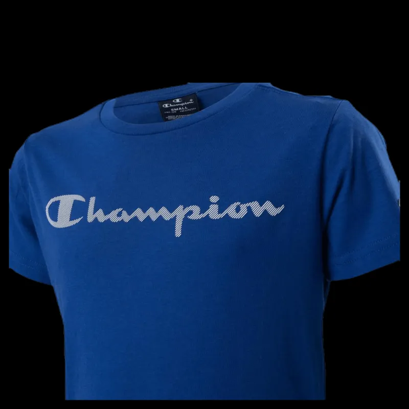 Champion Legacy T-Shirt Junior Blue Blå Outlet