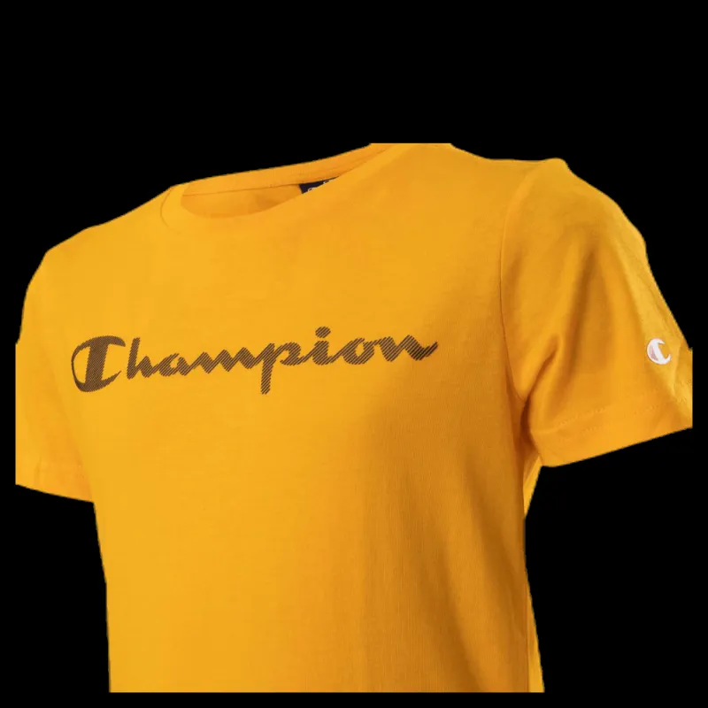 Champion Legacy T-Shirt Junior Yellow Gul Sale