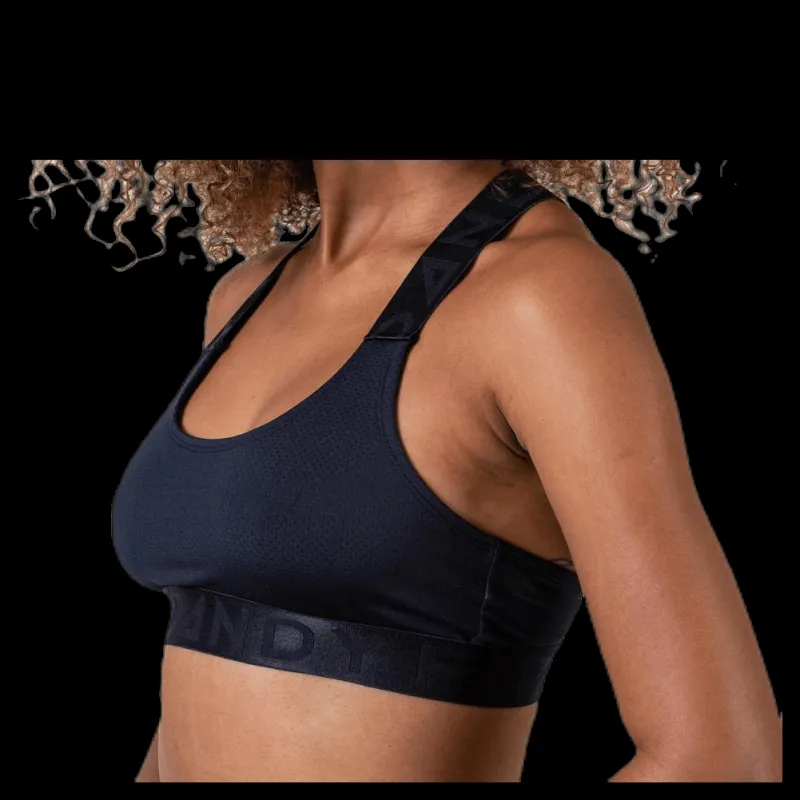Frank Dandy Legend Mesh Bralette Black Svart Discount