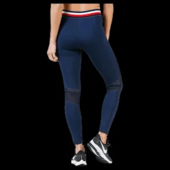 Best Tommy Hilfiger Sport Legging With Mesh Full Length Blue Blå