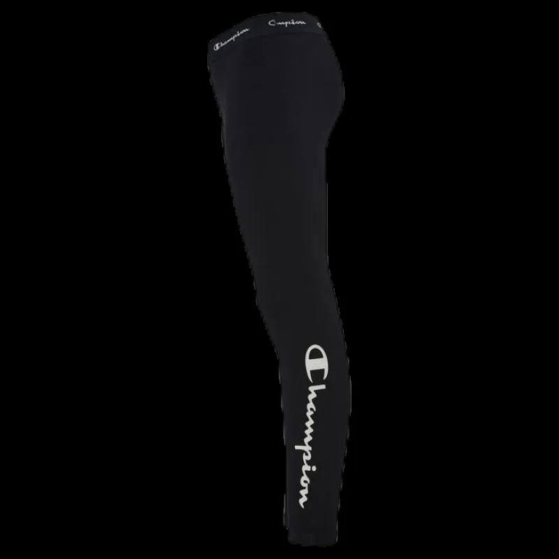 Champion Leggings Junior Black Svart Discount
