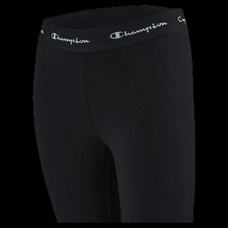 Champion Leggings Junior Black Svart Discount