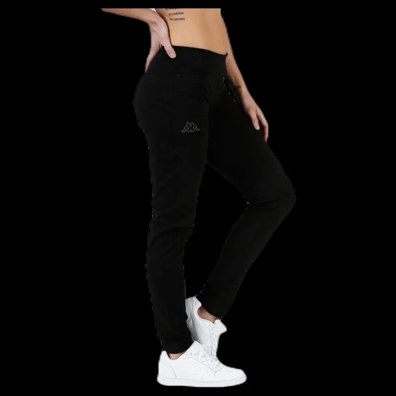Kappa Leggings, Logo Zapri Black Svart