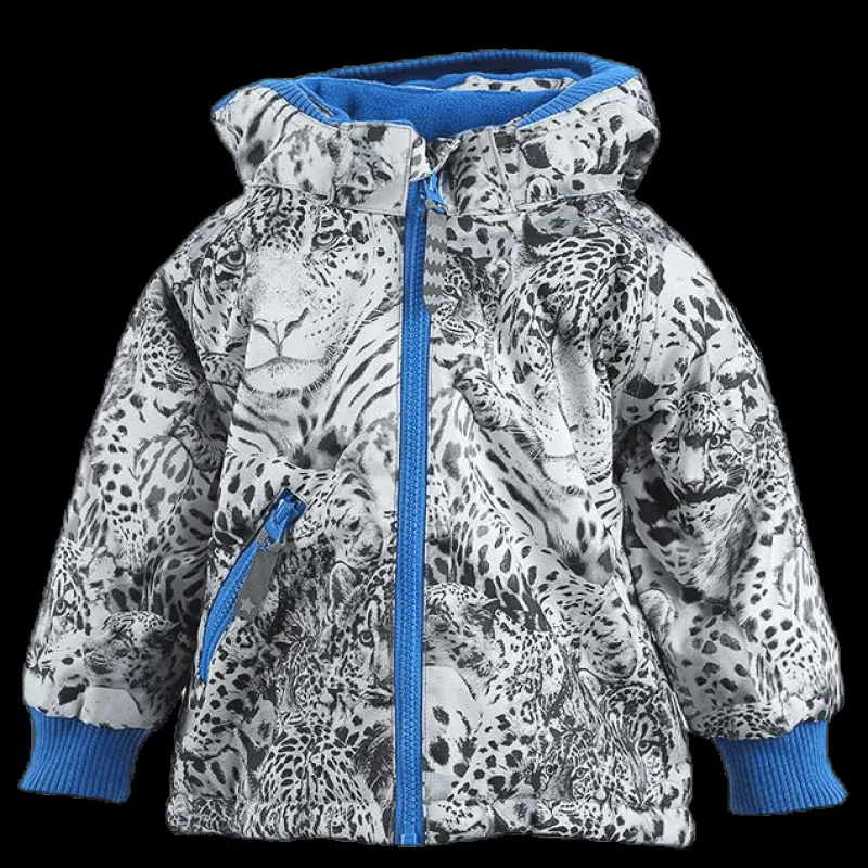 Clearance Racoon Leo Leopard Jacket Green Grön