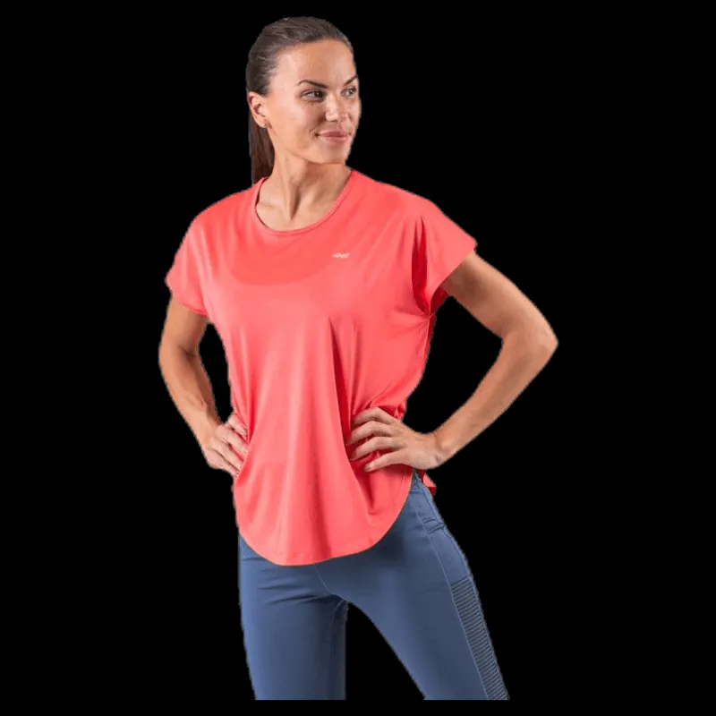 Röhnisch Leo Loose Top Pink/Red Rosa och Röd