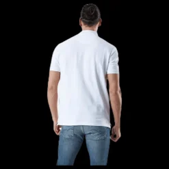 Vinson Polo Club Leslie Pique Shirt White Vit Sale