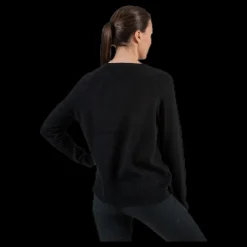 Only Lesly Kings L/S Pullover Knt Black Svart
