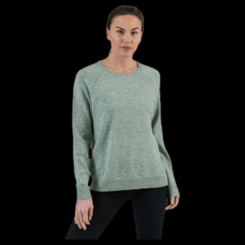 Only Lesly Kings L/S Pullover Knt Green Grön Hot