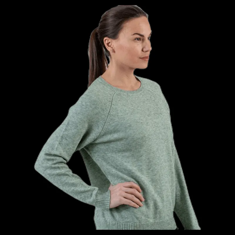 Only Lesly Kings L/S Pullover Knt Green Grön Hot