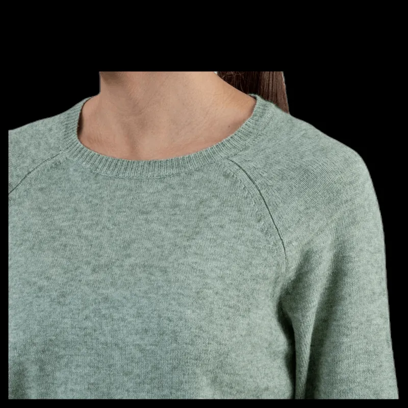 Only Lesly Kings L/S Pullover Knt Green Grön Hot
