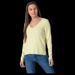 Only Lesly New V-Neck Pullover Knt Beige Discount