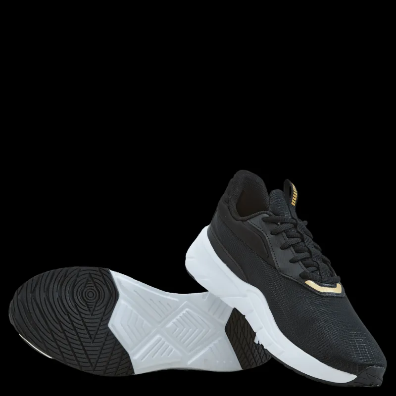 Puma Lex Wn's Black- Team Gold Svart