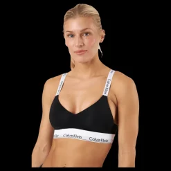 Outlet Calvin Klein Lght Lined Bralette Black Svart