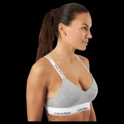 Best Calvin Klein Lght Lined Bralette Grey Grå