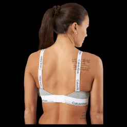 Best Calvin Klein Lght Lined Bralette Grey Grå