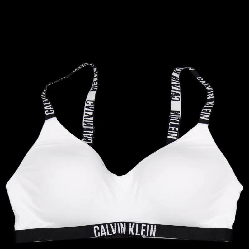 Calvin Klein Lghtly Lined Bralette White Vit New
