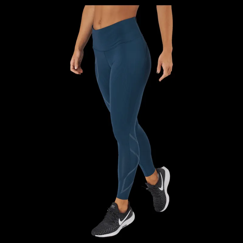 2XU Lgt Speed Mid-rise Comp Tight Moonlight/moonlight Reflective Blå Online