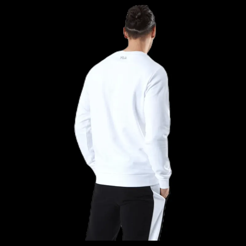 Fila Liam Crew Sweat White Vit Clearance