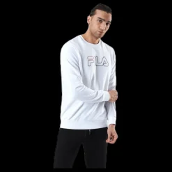Fila Liam Crew Sweat White Vit Clearance