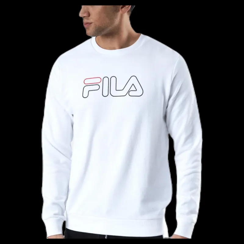 Fila Liam Crew Sweat White Vit Clearance