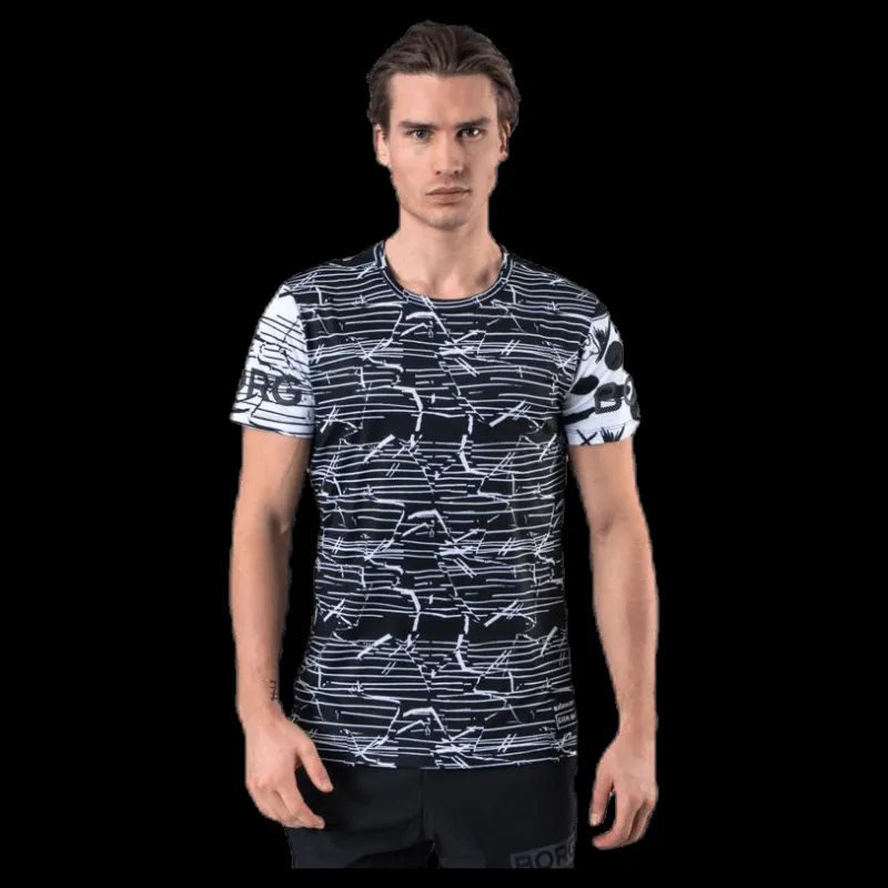 Björn Borg Liam Hodges Tee Black/Grey Svart och Grå Outlet