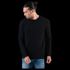 Jack & Jones Liam Knit Crew Neck Black Svart